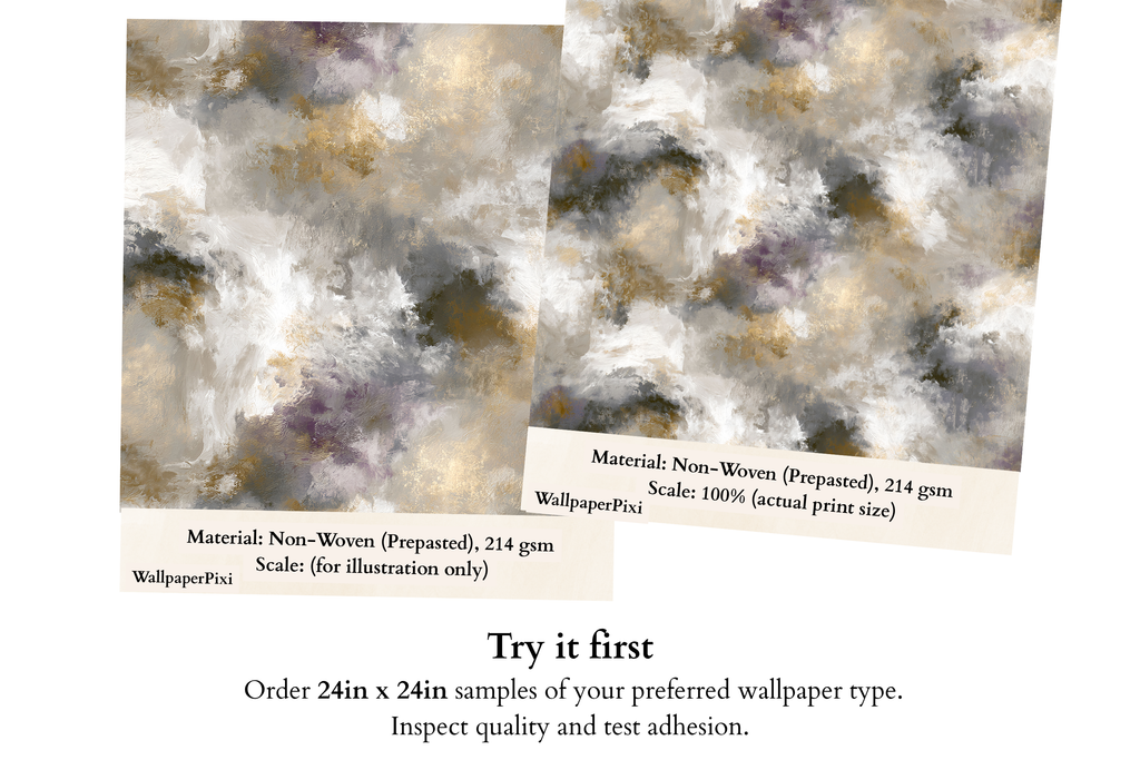 Faux Aged Plaster Limewash Wallpaper Moody Abstract Textured Venetian Wall Mural