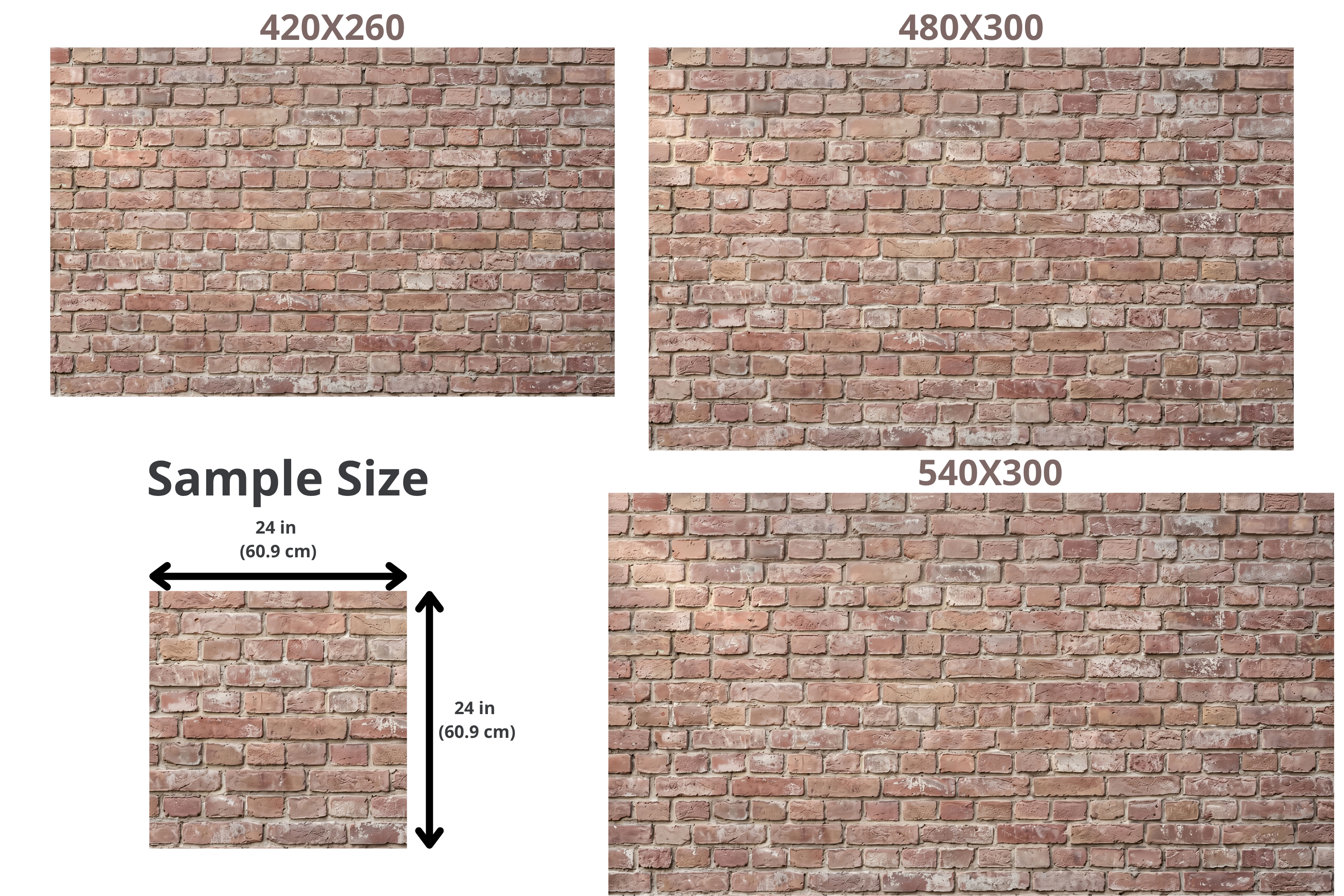 Authentic Weathered Red Brick Wall Mural Industrial Loft Peel and Stick Wallpaper