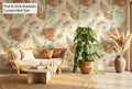 Botanical Wallpaper | Sage Green Boho Watercolour Fern Eucalyptus Design