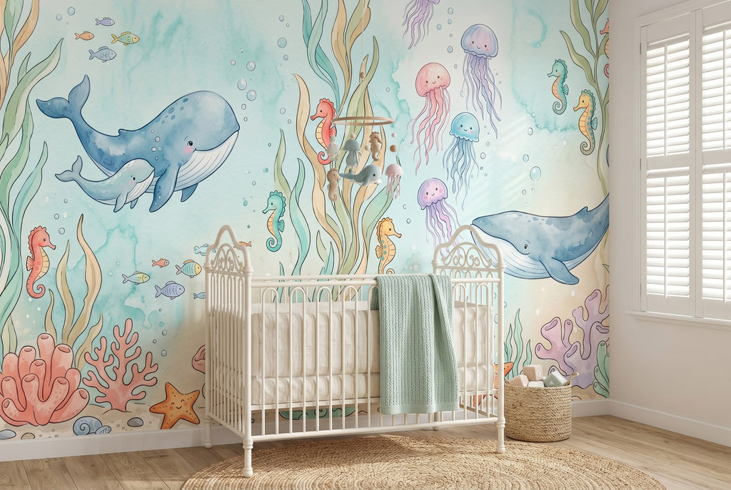 Under the Sea Nursery Wallpaper