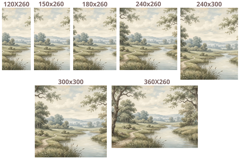 Vintage Countryside Tree Scenic Wall Mural Pastoral Nature Landscape Removable Wallpaper