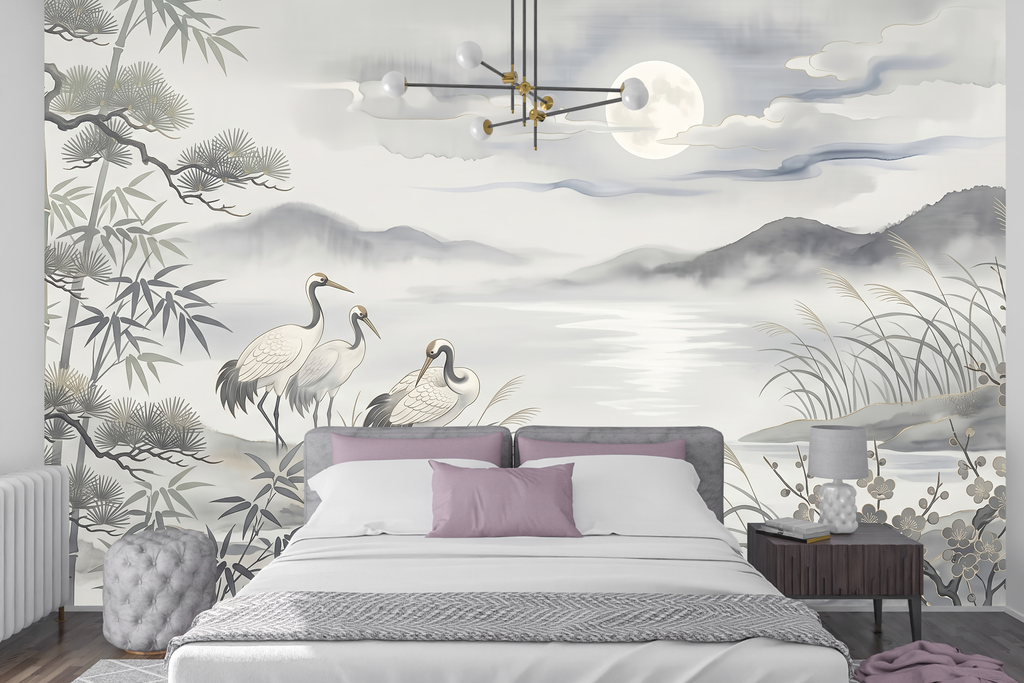 Creates a deeply peaceful sanctuary—the soft, misty moonlight and calm waters naturally promote rest and high-end relaxation.